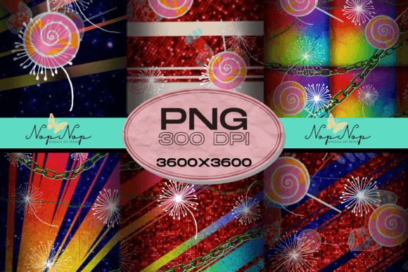 13 PNG Christmas Patterns Vol.4: High-Resolution Digital Textures for Creative Professionals and Hands-On Makers