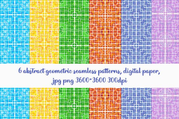 Abstract Geometric Patterns Multicolored: Creative Fuel for Designers, Makers, and Small Business Owners