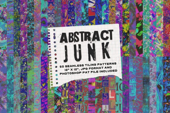 Abstract Junk Seamless Tiling Patterns: Practical Texture for Modern Digital Workflows