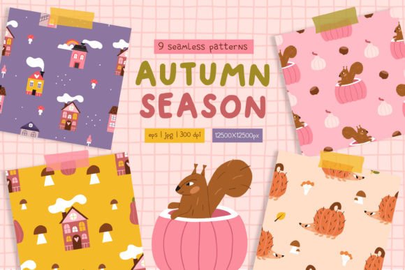 Autumn Season Patterns: Your Creative Toolkit for Warm, Cozy, and Timeless Fall Design