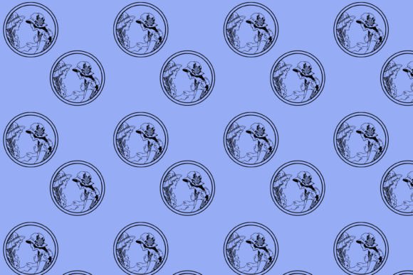 Blue Digital Paper, Circle Patterns: A Versatile Creative Canvas for Real Projects