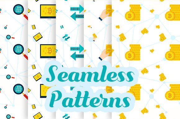 Cryptocurrency Patterns Pack: Design Resources for Visualizing Digital Finance