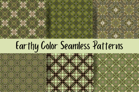 Earthy Color Seamless Patterns