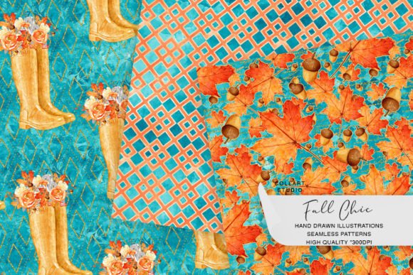 Fall Seamless Paper & Autumn Patterns