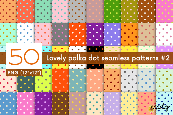 Polka Dot Seamless Patterns Set
